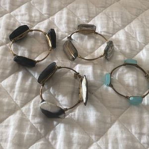 Bourbon and Bow ties bracelets